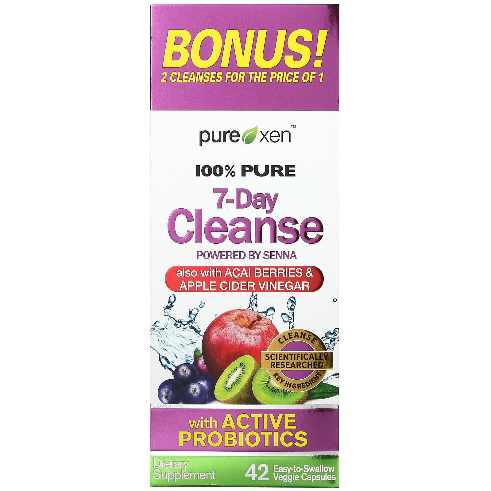 Purely Inspired 7 - Day Cleanse Detox Capsules Easy To Swallow