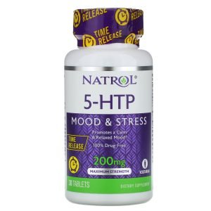 5 - HTP - Time Release - Maximum Strength - 200 mg - 30 Tablets - Natrol