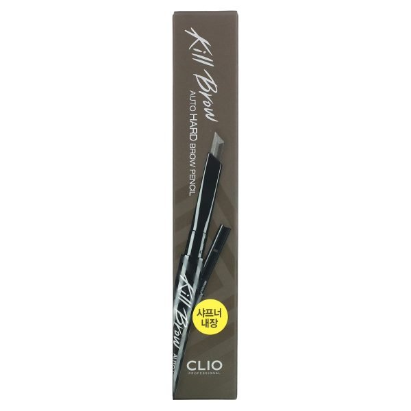 Clio Kill Brow Pencil 01 Natural Brown To Get Attractive And Elegant Eyebrows - 0.01 Oz (0.31 G)