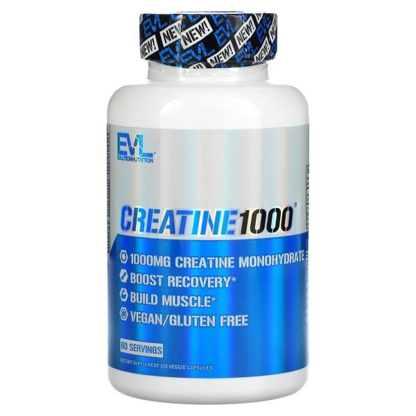 Evlution Nutrition Creatine1000 Monohydrate - 120 Capsules