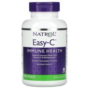 كبسولات فيتامين سي Natrol Easy C Immune health booster