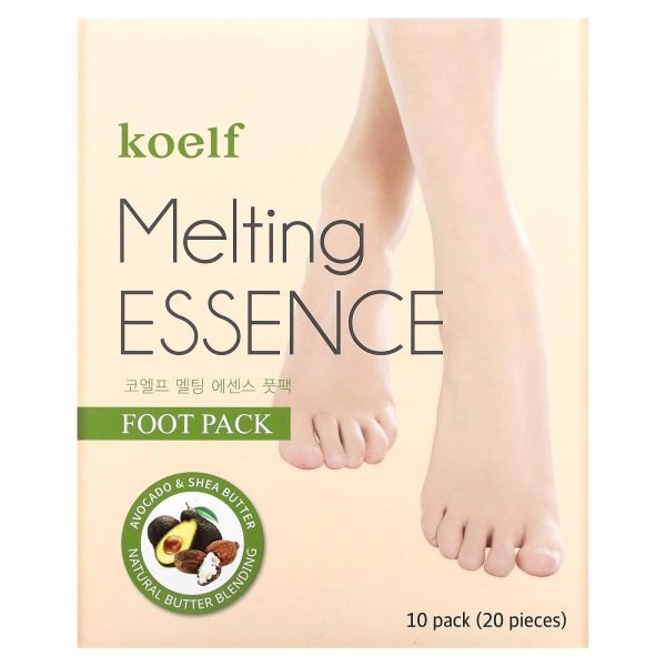 Koelf Melting Essence Foot Pack - Feet Care Foot Mask - 10 Pairs
