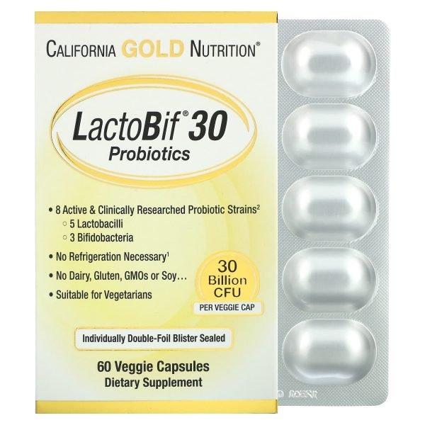 حبوب Lactobif Probiotics تساعد في الحفاظ على صحة الجهاز الهضمي