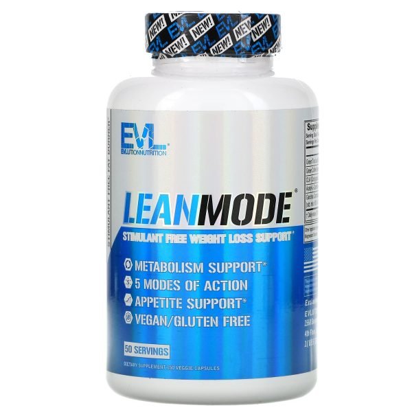 Evl Lean Mode Weight Loss Support, Non-Stimulant Metabolism Support For Men &Amp;Women - 150 Veggie Capsules