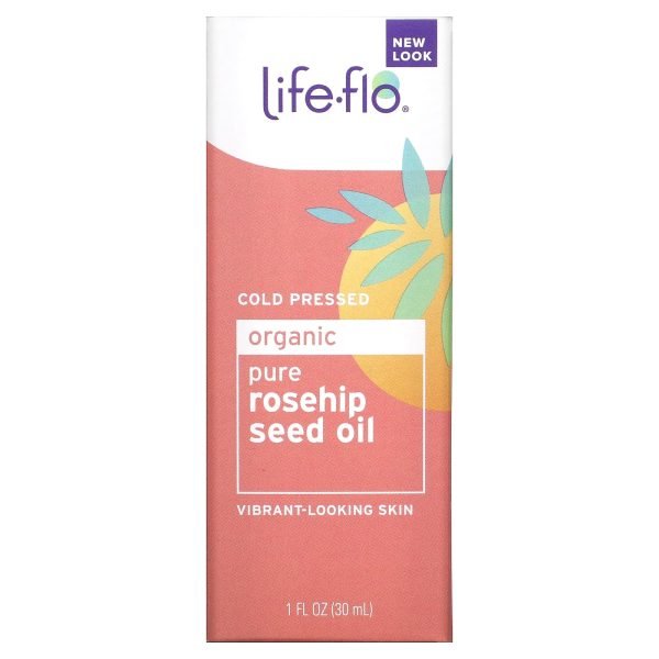 لايف فلو زيت بذور الورد النقي لتجديد البشرة Life-Flo, Organic Pure Rosehip Seed Oil 30 مل