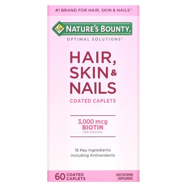 Nature'S Bounty Optimal Solutions Hair Skin And Nails Capsules - 60 Coated Caplets