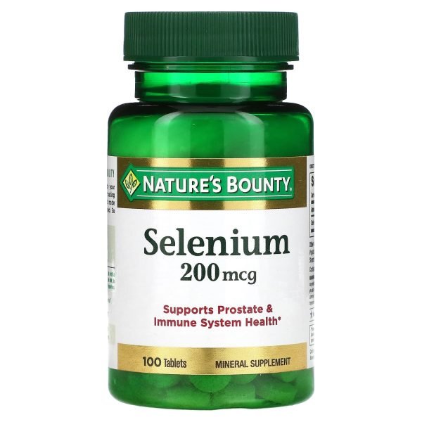 Nature'S Bounty Selenium 200 Mcg Mineral Supplements | 100 Tablets