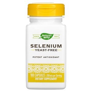 Nature's Way Selenium 200 mcg mineral supplement 100 Capsules
