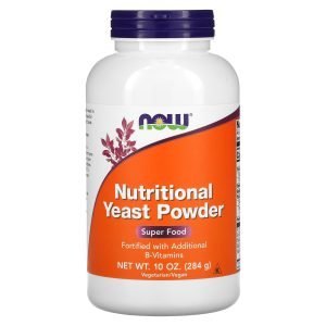 NOW Foods Nutritional Yeast Powder fortified with additional B-vitamins - 10 oz (284 g)