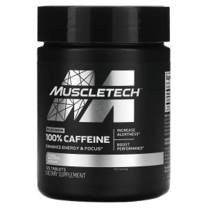 MuscleTech Platinum caffeine tablets enhance energy and focus