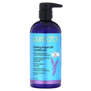 Purador argan oil hair conditioner to shine and silkiness enhancer - 16 fl oz (473 ml)