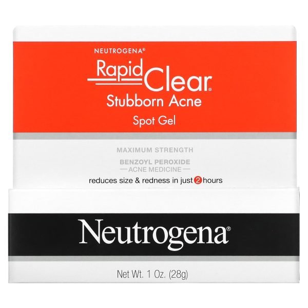 Neutrogena Rapid Clear Stubborn Acne Spot Gel Treatment Maximum Strength - 1 Oz (28 G)