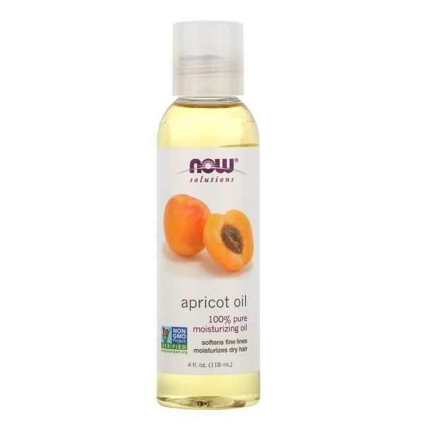 Now Foods Apricot Oil Solutions Hair And Skin Oil 4 Fl Oz (118 Ml)