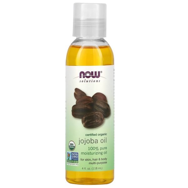 Now Food Solutions Jojoba Oil 100% Pure Oil - 4 Fl Oz (118 Ml)