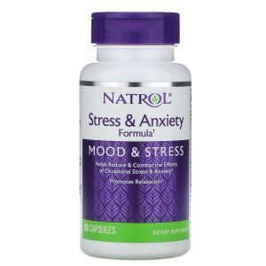 Natrol stress and anxiety formula for mood improvement
