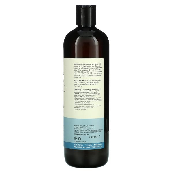 Sukin Hydrating Shampoo Dry And Damaged Hair Treatment - 16.9 Fl Oz (500 Ml)