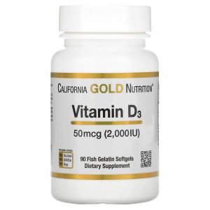 Vitamin D3 California Gold Nutrition For Bone Health Support