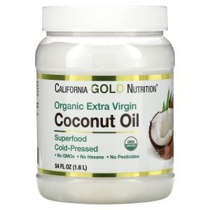 California Gold Nutrition cold pressed Organic Virgin Coconut Oil
