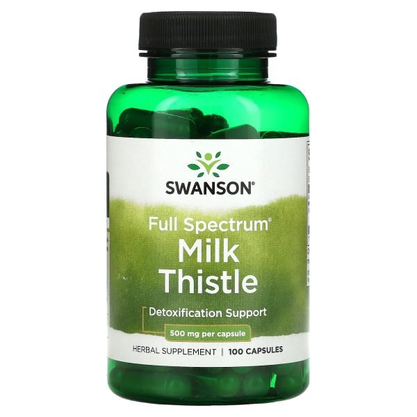 Swanson Milk Thistle Tablets For Detoxification Support
