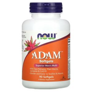 Now foods ADAM softgels superior men's multivitamin testosterone