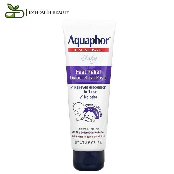 Aquaphor Diaper Rash Paste Provides Immediate Soothing Relief