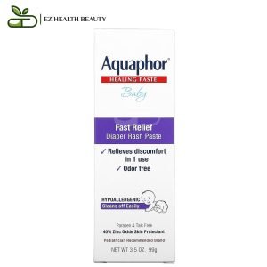 Aquaphor diaper rash paste provides immediate soothing relief
