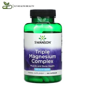Swanson triple magnesium complex tablets for muscle and bone health