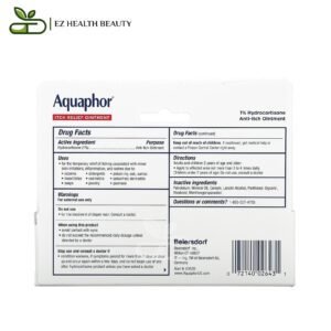 Aquaphor Anti Itch Cream Ingredients
