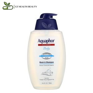 Aquaphor baby wash and shampoo hudrates skin and hair