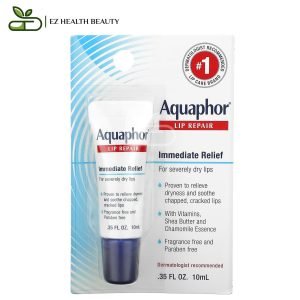 Eucerin aquaphor lip balm provides deep and long-lasting moisture to lips.
