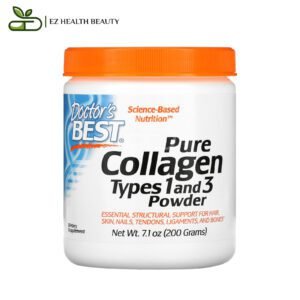 كولاجين بودر للمفاصل والبشرة والأظافر والشعر 200 جرامًا Pure Collagen Types 1 and 3 Powder Doctor`s Best
