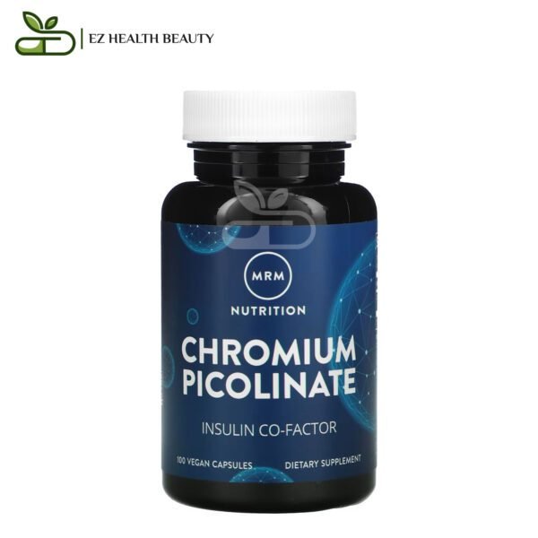 Mrm Nutrition Chromium Picolinate, 100 Vegan Capsules To Maintain Sugar Level