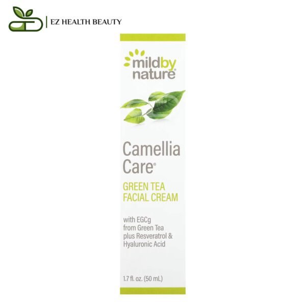 Mild By Nature Camellia Care Green Tea Face Cream For Skin Moisturizing