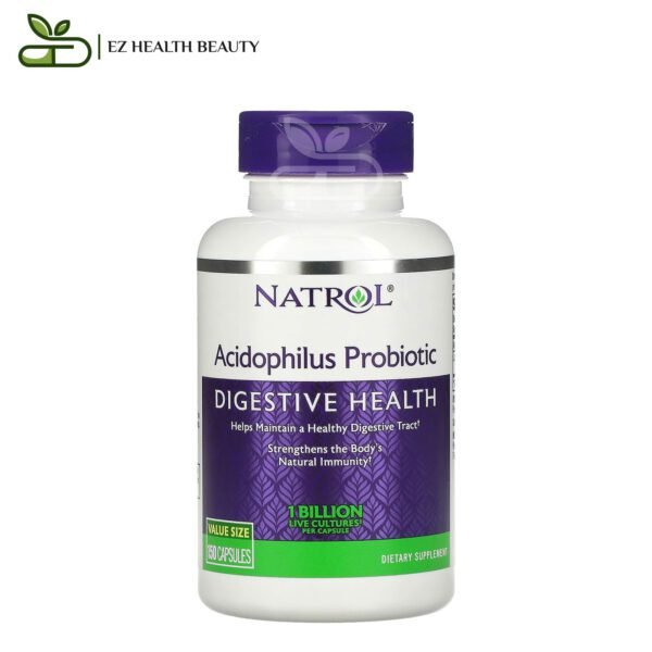 Probiotics Tablets Acidophilus For Digestive Health Natrol 150 Capsules