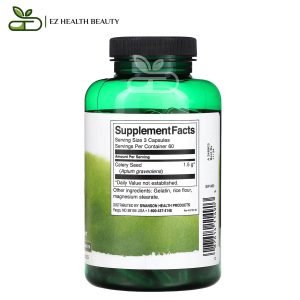 Swanson Celery Seed Pills Ingredients