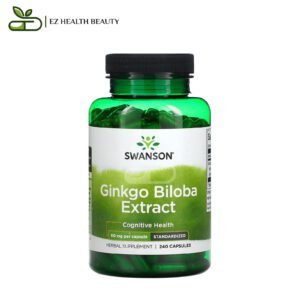 Ginkgo Biloba Extract For Cognitive Health Swanson 60 mg 240 Capsules