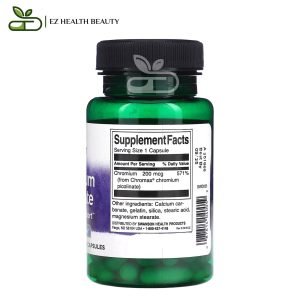 Swanson Chromium Picolinate Tablets Ingredients