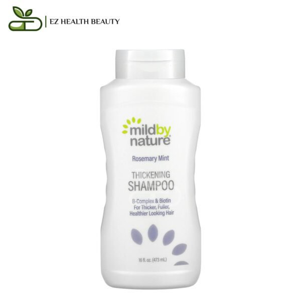 Hair Thickening Shampoo B-Complex &Amp; Biotin Rosemary Mint Mild By Nature 16 Fl Oz (473 Ml)
