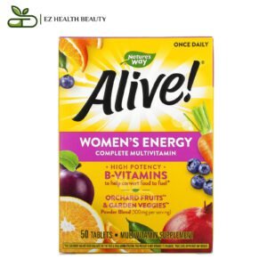 Alive Multivitamin To Support Women's Energy Nature's Way 50 Tablets