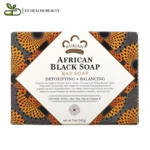 قالب الصابون الأفريقي الأسود لتوازن البشرة 142 جرامًا African Black Soap Nubian Heritage