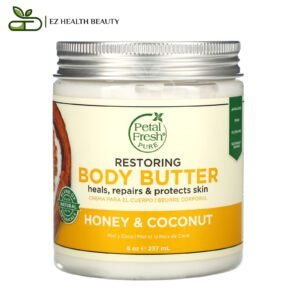 Restoring Body Butter Honey & Coconut Heals, Repairs and Protects Skin Petal Fresh 8 oz (237 ml)