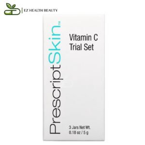 مجموعة فيتامين جـ التجريبية لتحسين صحة البشرة 3 عبوات 5 جرام لكل عبوة Vitamin C Trial Set 3 Jars PrescriptSkin