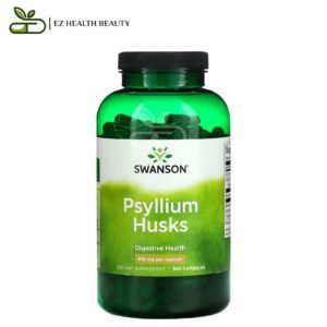 psyllium capsules For Digestive Health Swanson 610 mg 300 Capsules