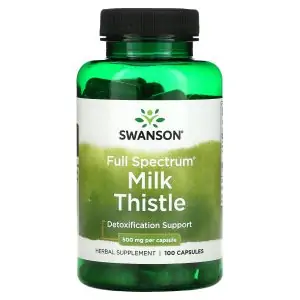 Swanson Milk Thistle 500 mg 100 Capsules